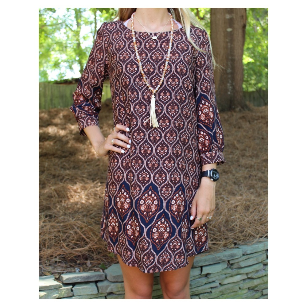 patterned dress